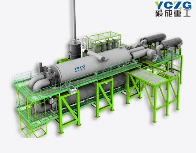 連續(xù)油泥熱解炭化處理設備
